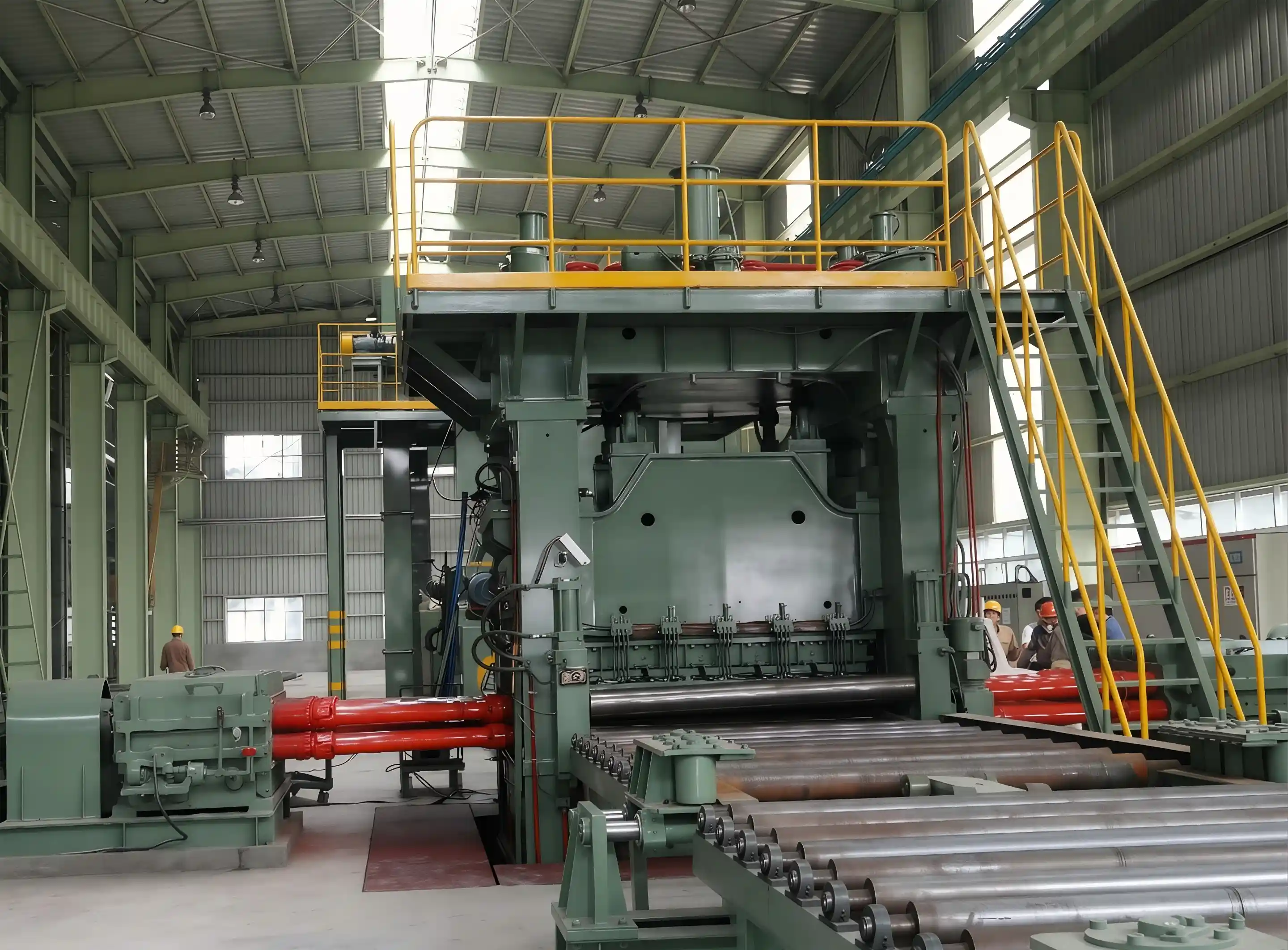 Steel Plate Leveling Process