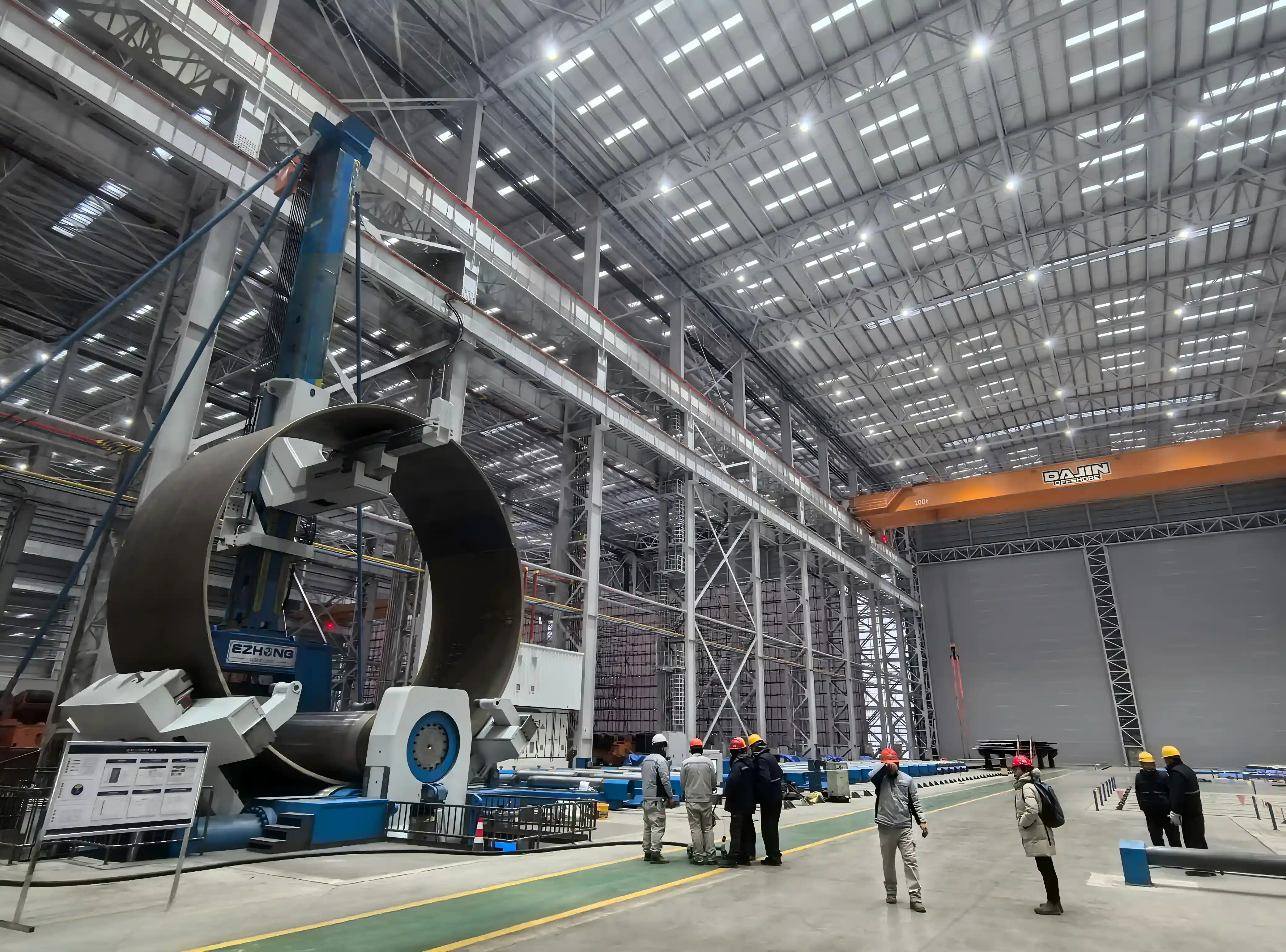 EZHONG extreme capability — 8000T plate bending machine pushing heavy plate forming limits