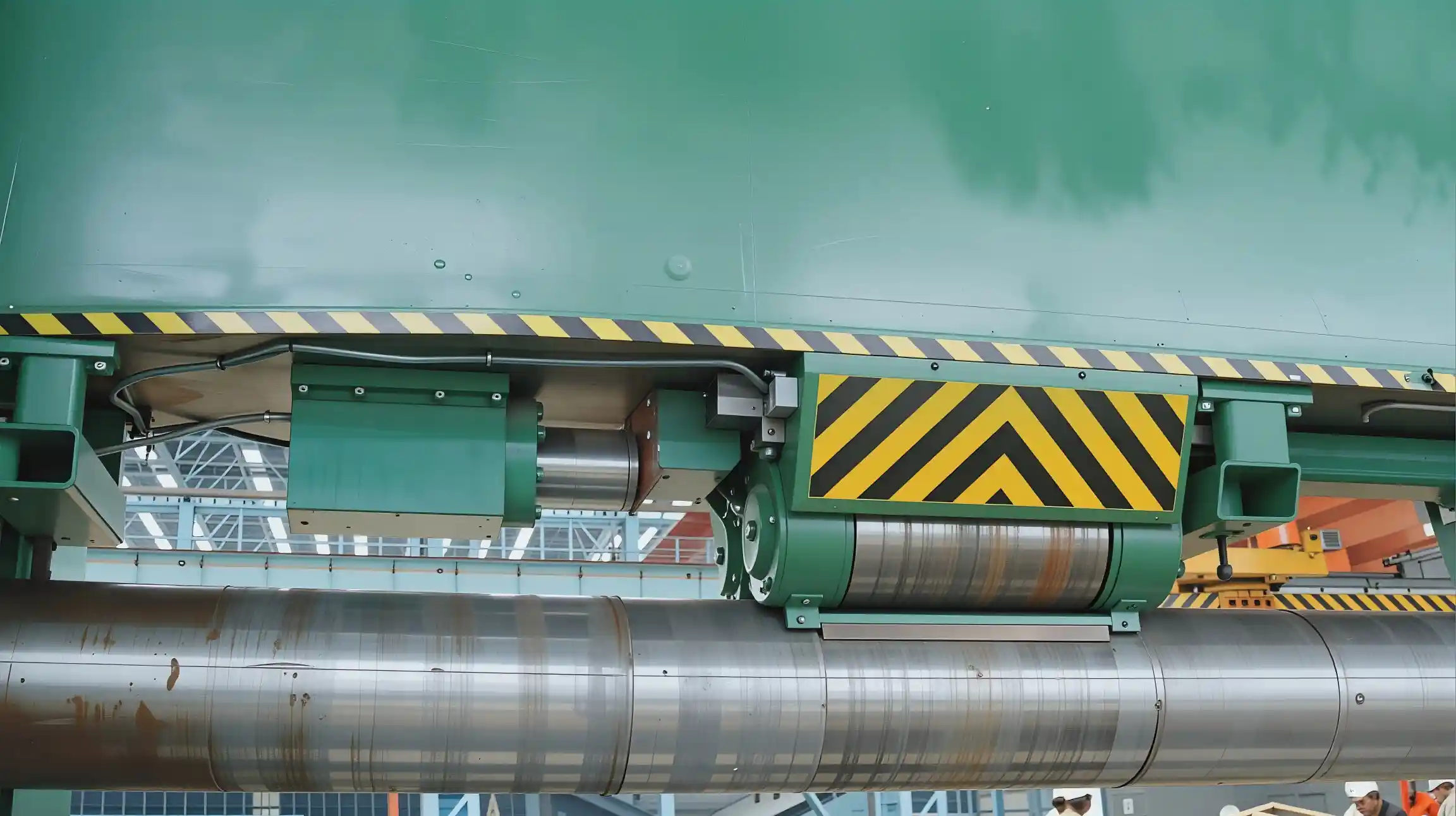 Deflection compensation support roller matrix