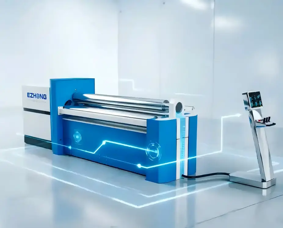 Automatic Thin Plate 4-Roll Bending Machine