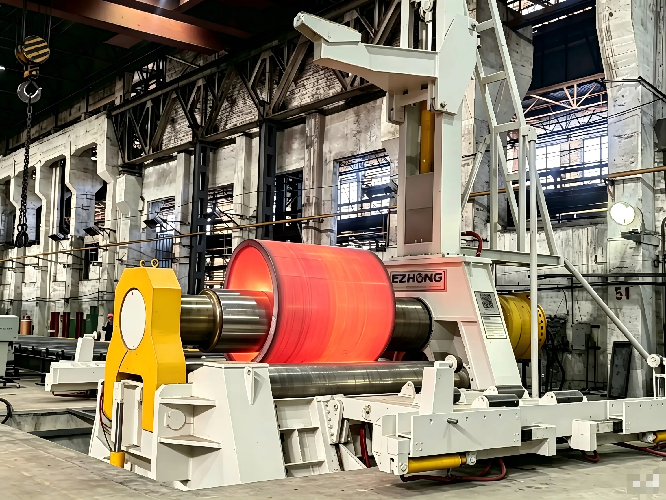 Automatic Thin Plate 4-Roll Bending Machine
