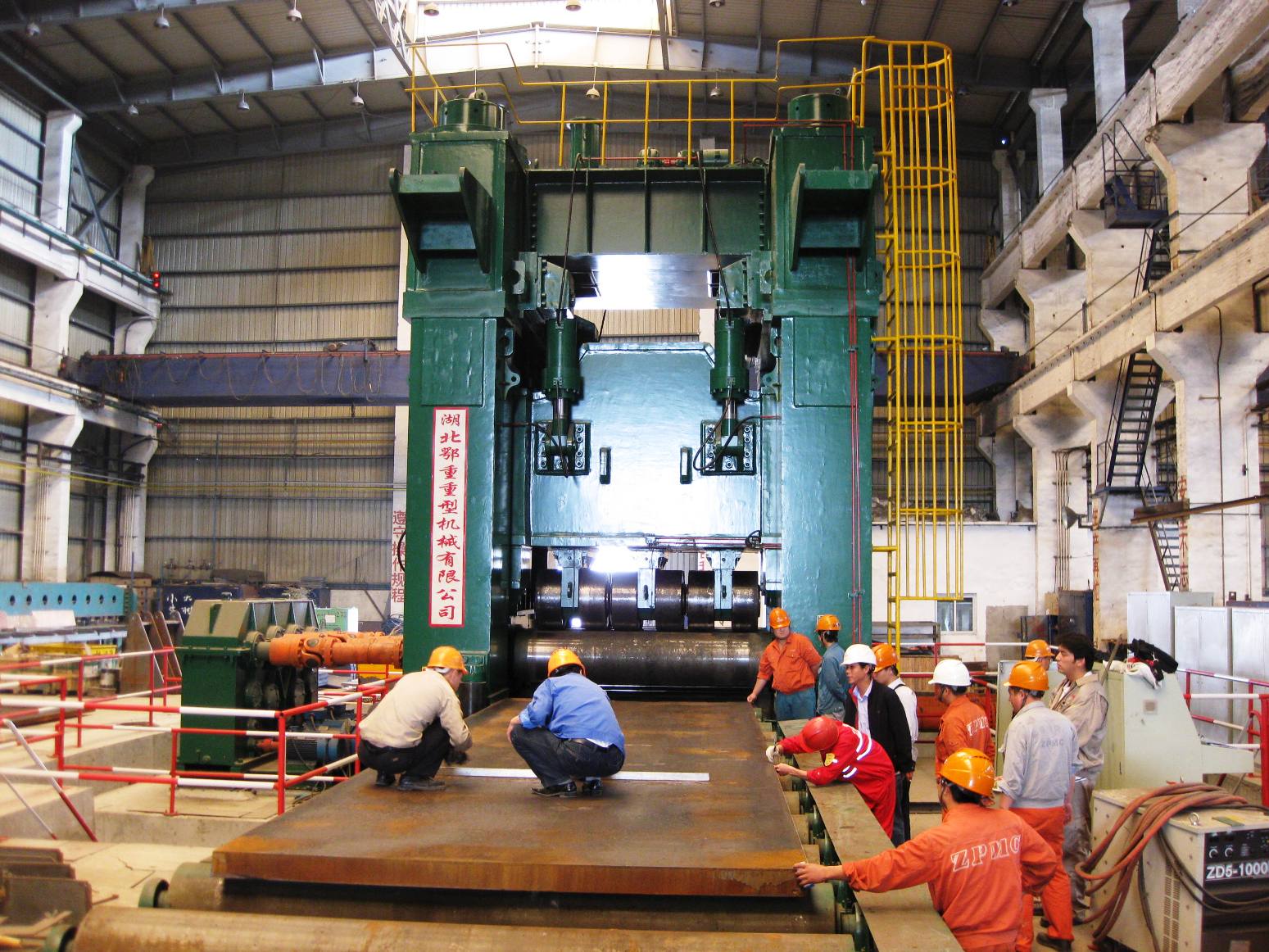 Thick plate leveling machine detail 2