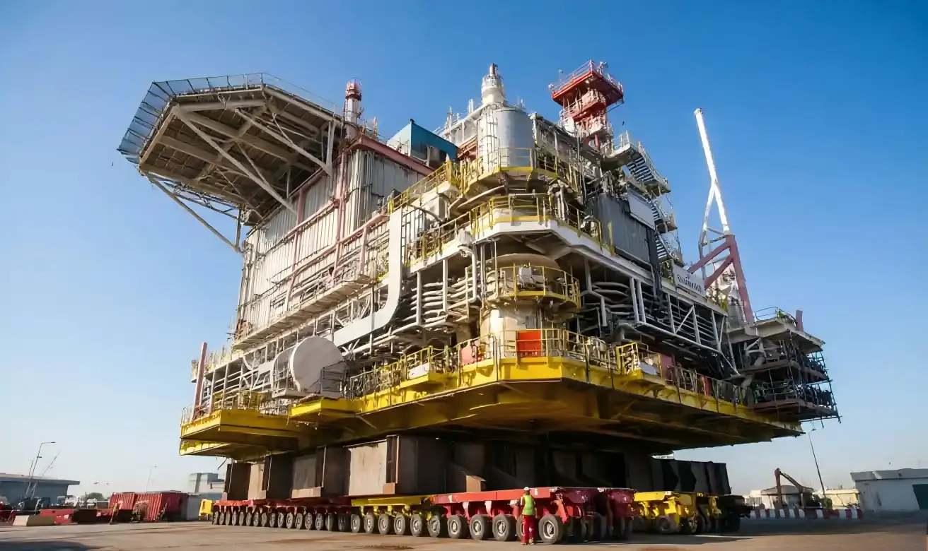 Large capacity plate rolling for marine structures